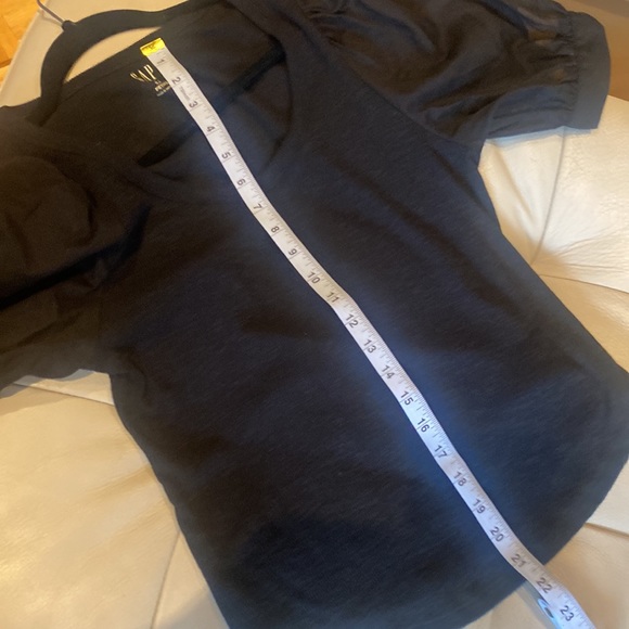 Rib Puff Sleeve Top - Picture 8 of 9